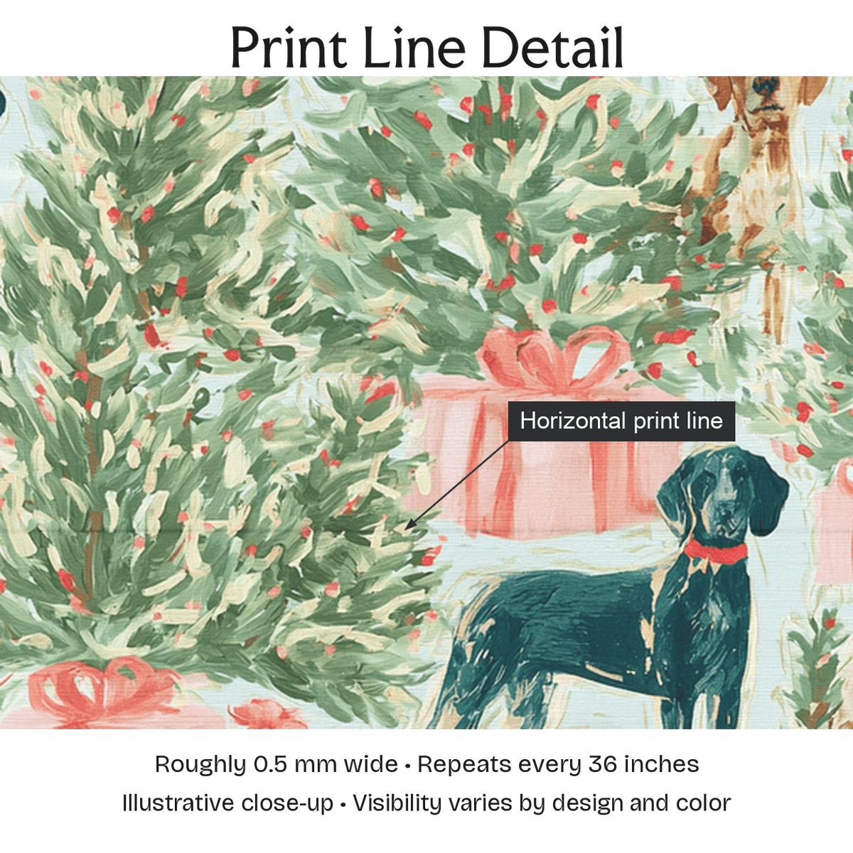 382312 — Print Line Detail. Illustrative close-up; visibility varies by design and color.