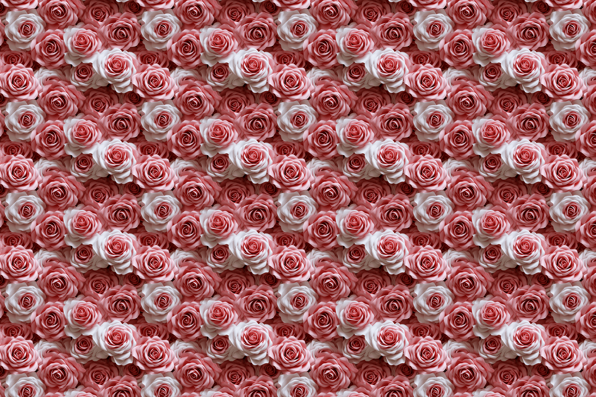 Just Roses: Pink Floral Wrapping Paper