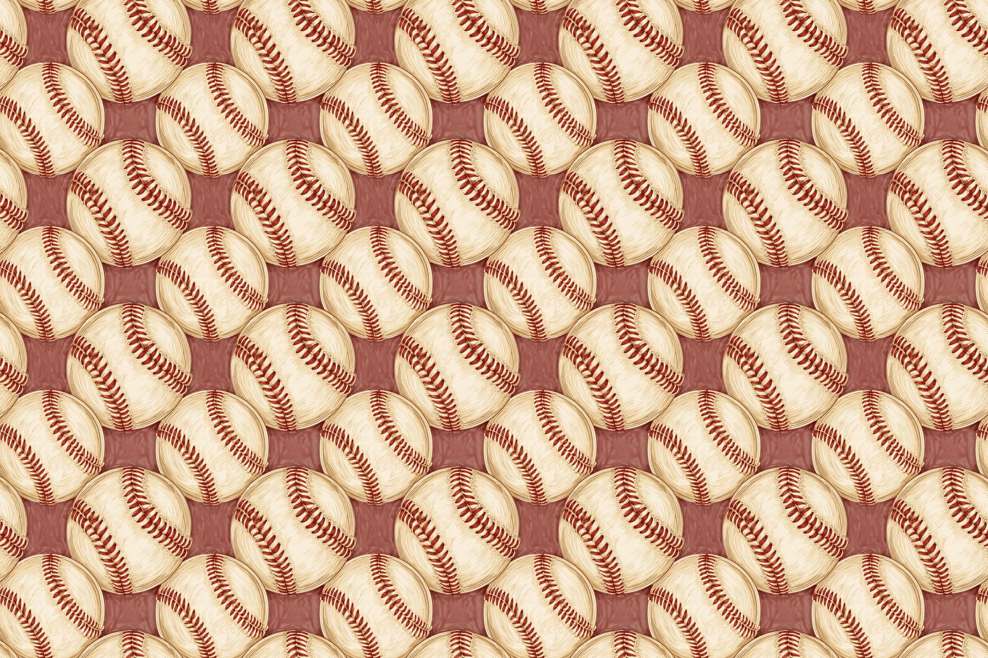 Spitball Symphony: Vintage Baseball Gift Wrap