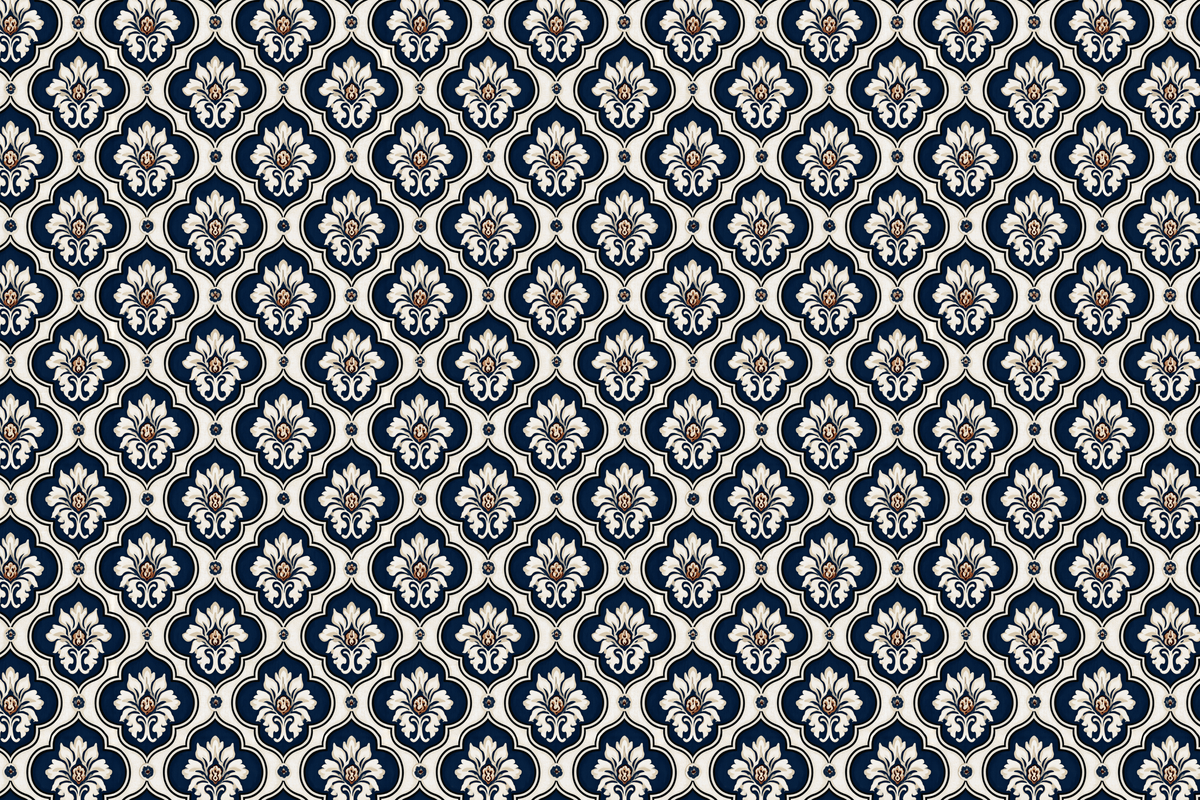 Baroque and Boujee: Vintage Damask Gift Wrap