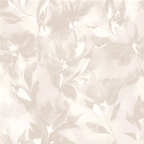 Soft cream watercolor floral pattern with a delicate, elegant seamless botanical design.