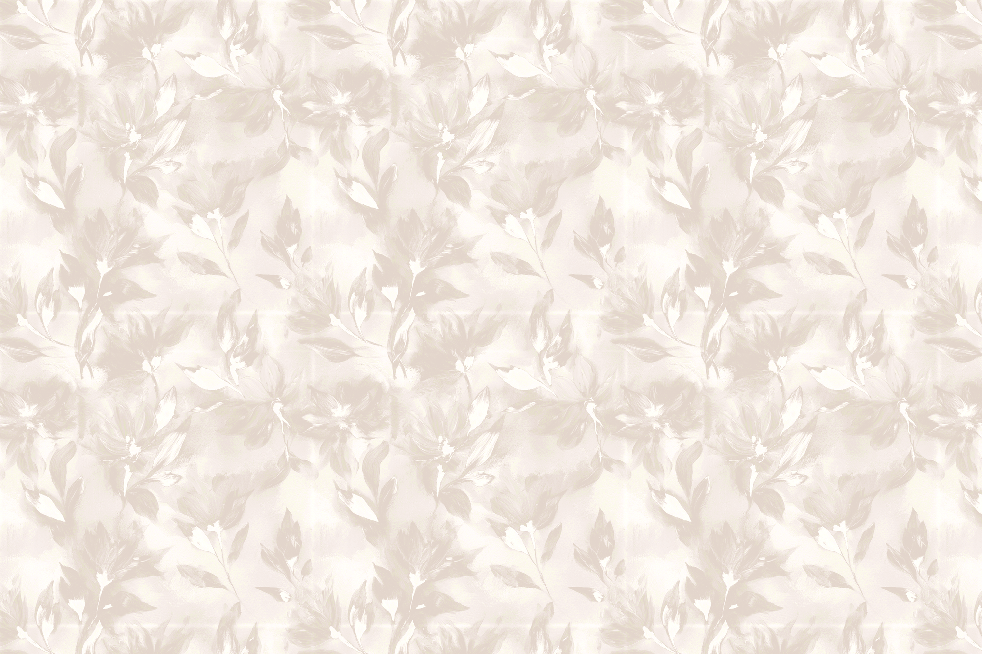 Creamy Watercolor: Floral Gift Wrap