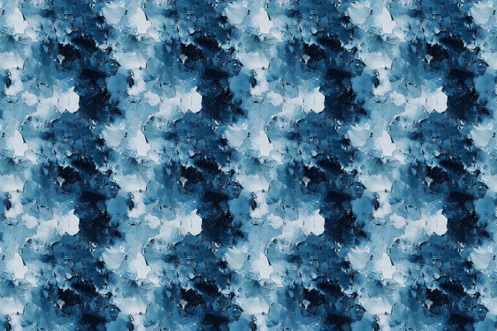 Glacial Tantrum: Abstract Oil Paint Gift Wrap