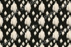 Spooky vintage ghost pattern featuring cream tattered ghosts on a black gothic damask texture.