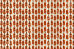 Vintage violin pattern featuring a seamless watercolor musical instrument print on a cream background.