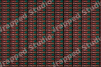 Playful typography pattern featuring repeating congrats text in retro pink, teal, and coral on a black background.