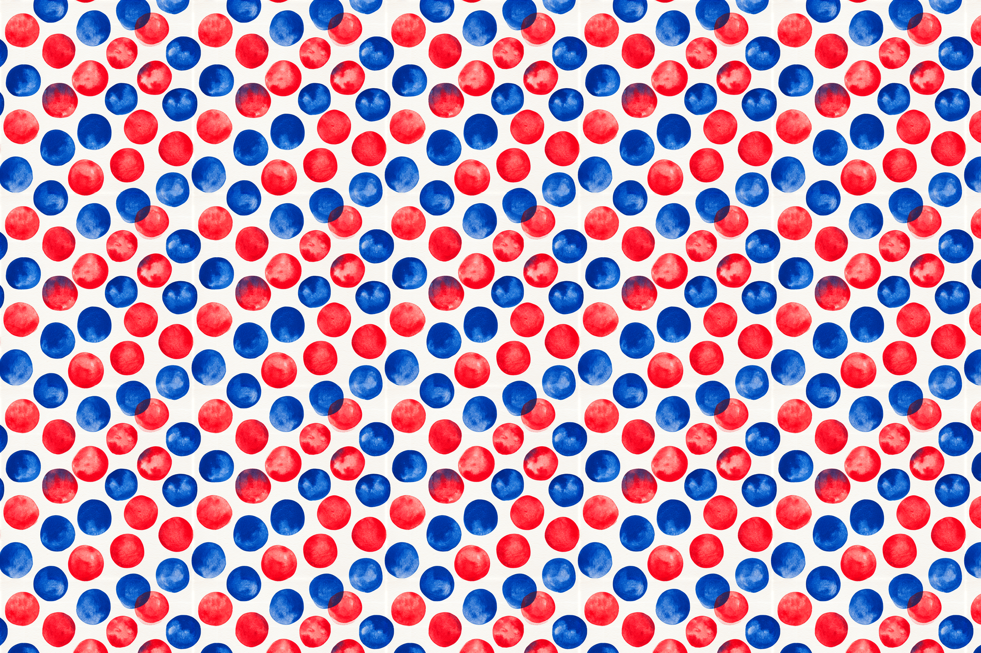 Bleeding Liberty: Watercolor Polka Dot Wrapping Paper