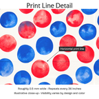 401676 — Print Line Detail. Illustrative close-up; visibility varies by design and color.