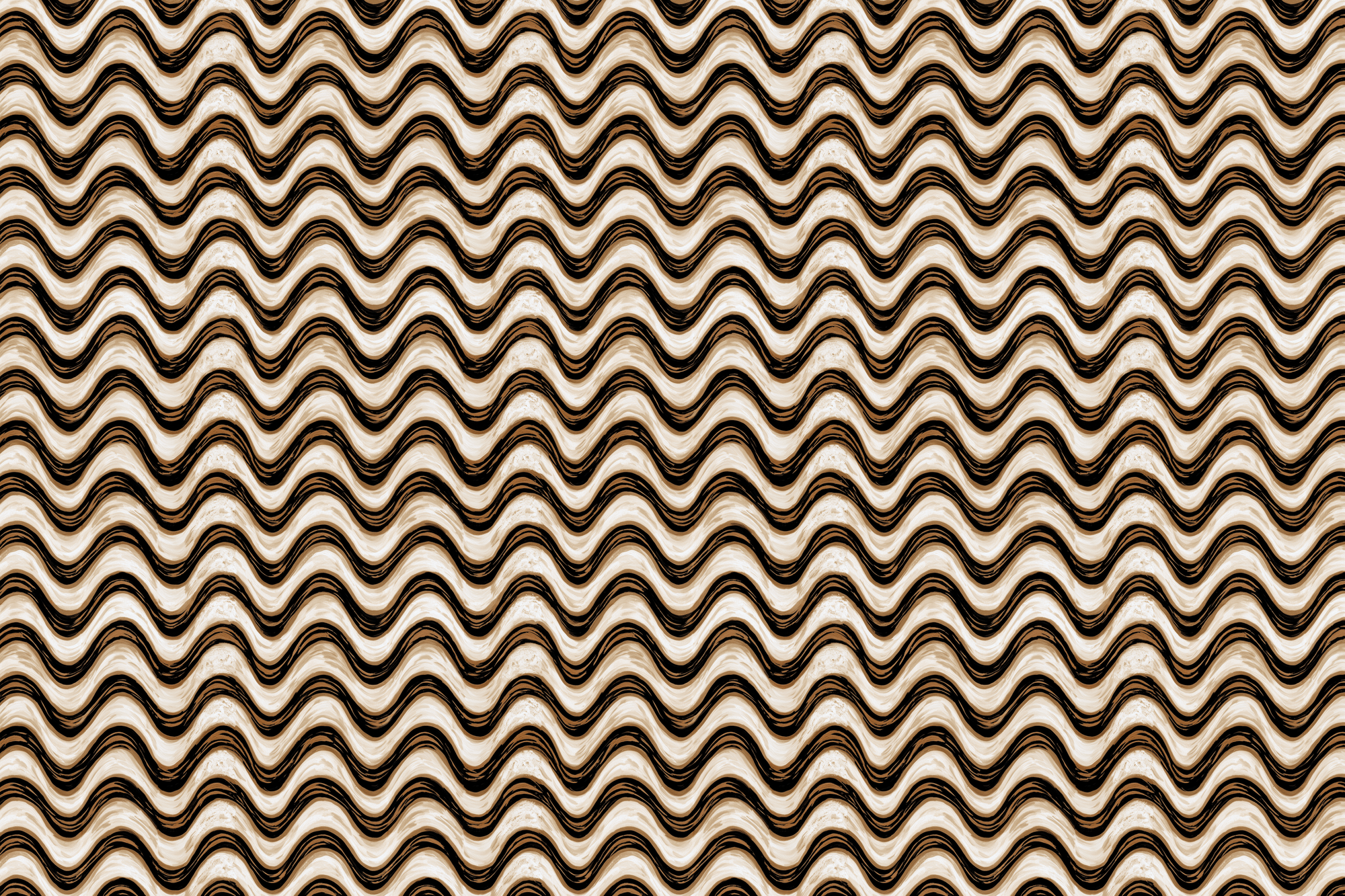 Espresso Mirage: Abstract Stripe Gift Wrap