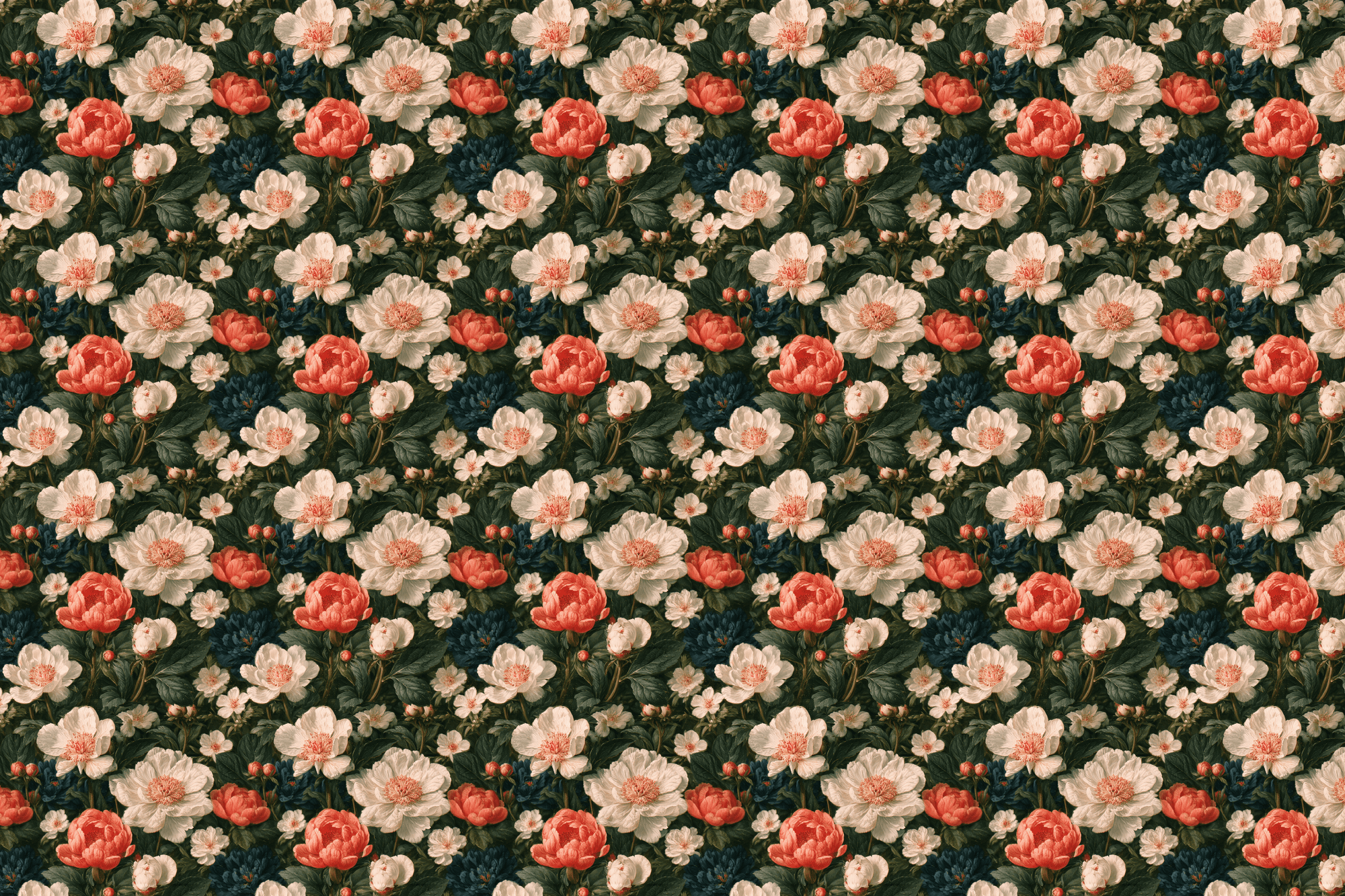 Sinister Spring: Vintage Floral Gift Wrap