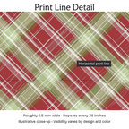 408936 — Print Line Detail. Illustrative close-up; visibility varies by design and color.