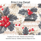 409135 — Print Line Detail. Illustrative close-up; visibility varies by design and color.