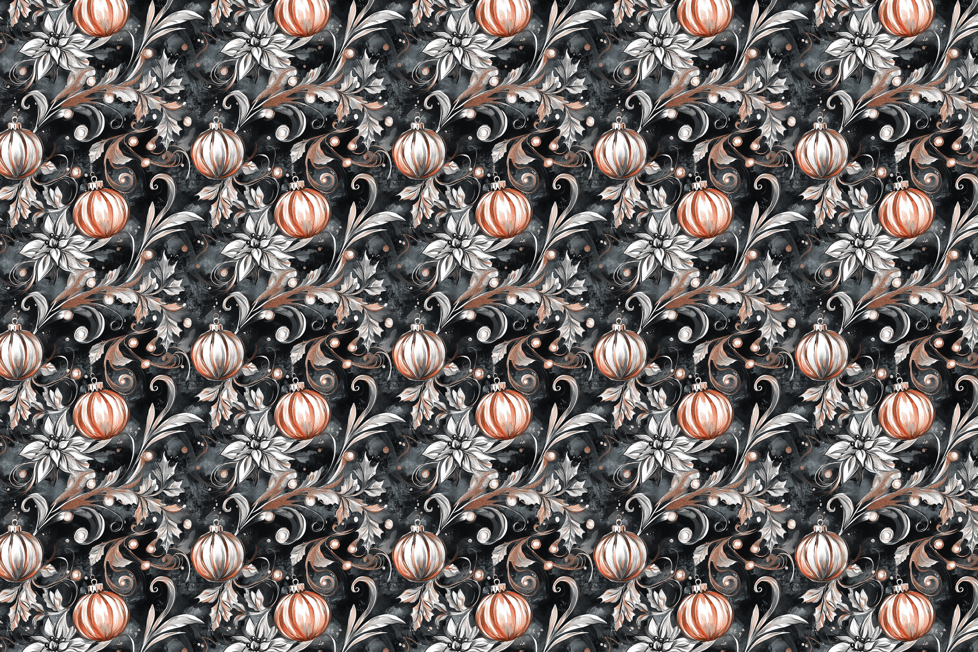 Dark Glam: Festive Wrapping Paper