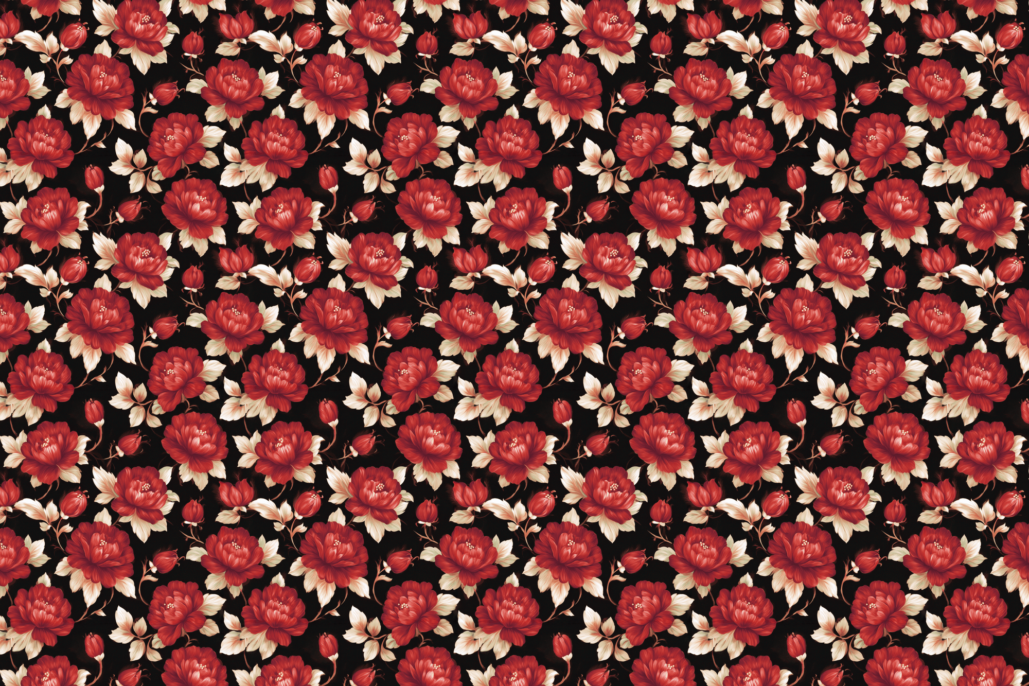Poison Romance: Dark Floral Wrapping Paper
