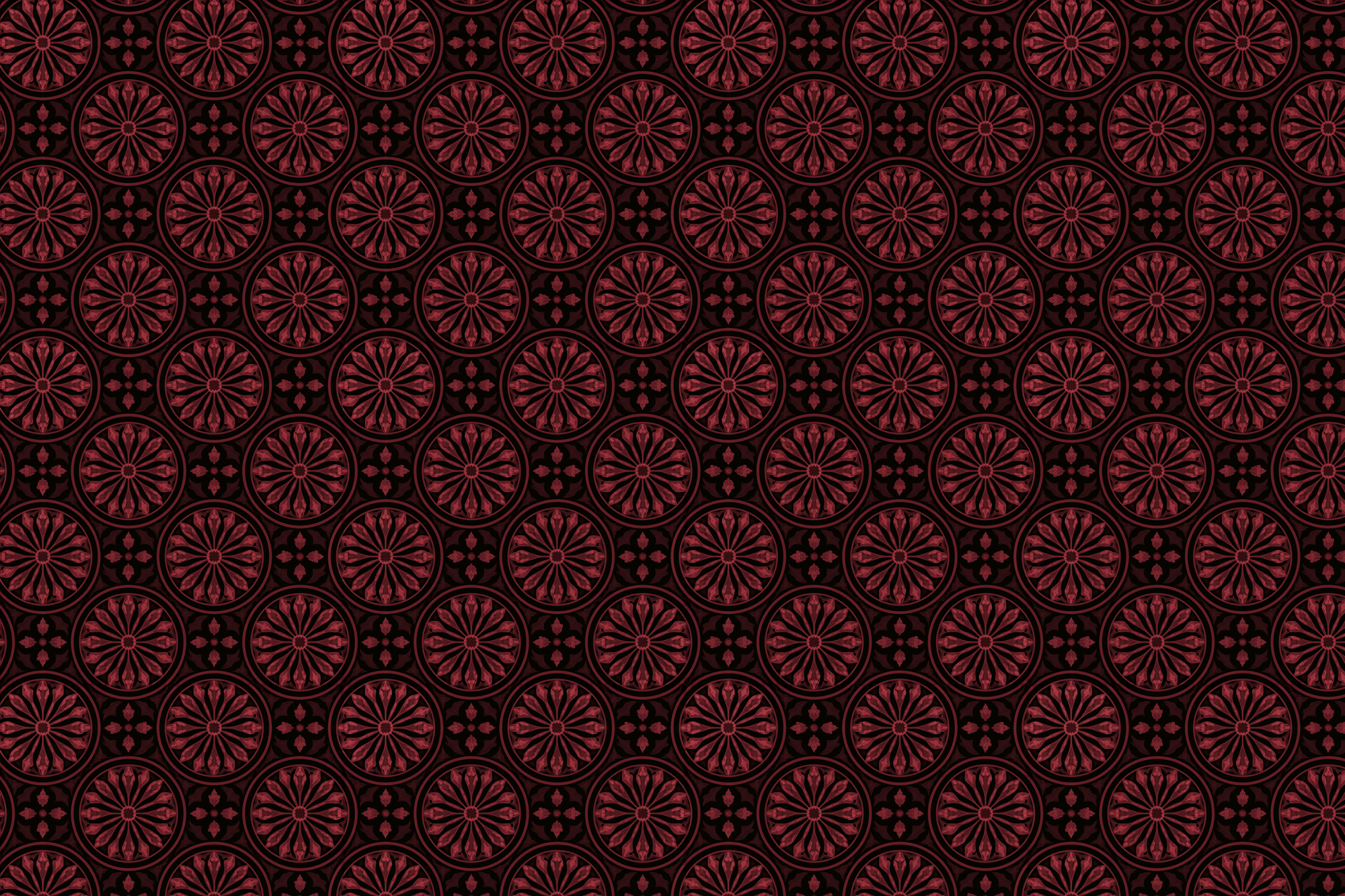 Crimson Cathedral: Gothic Rose Wrapping Paper