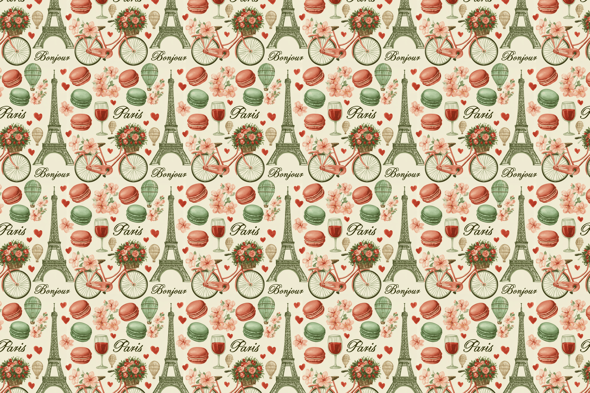 Carb Couture: Vintage Paris Wrapping Paper