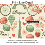 442546 — Print Line Detail. Illustrative close-up; visibility varies by design and color.