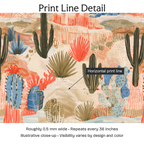 443824 — Print Line Detail. Illustrative close-up; visibility varies by design and color.
