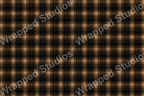 Classic black and tan tartan plaid pattern.