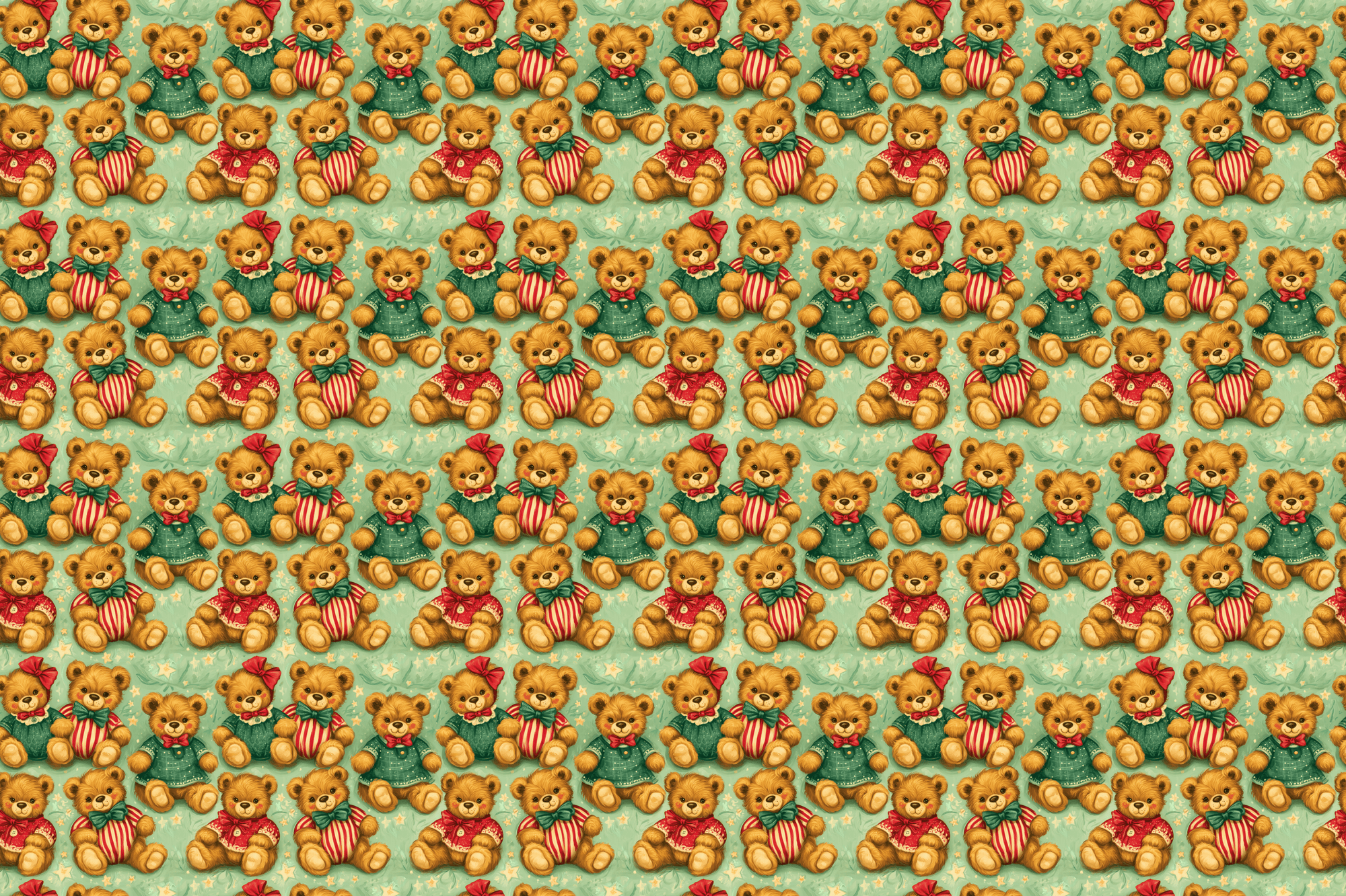Cuddle Cult: Vintage Bear Wrapping Paper