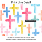 450599 — Print Line Detail. Illustrative close-up; visibility varies by design and color.