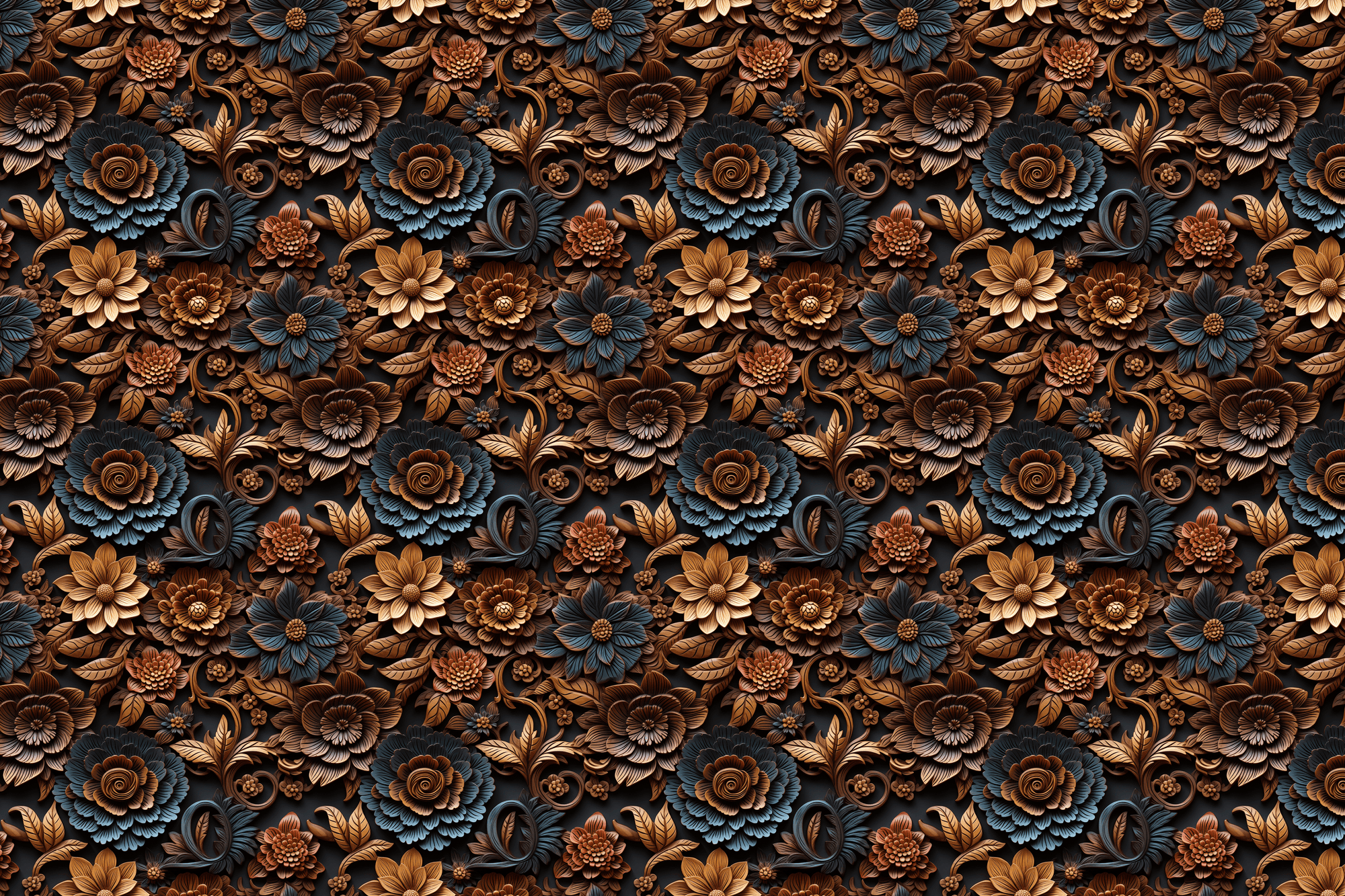 Carved Charms: Botanical Wrapping Paper