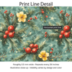 458830 — Print Line Detail. Illustrative close-up; visibility varies by design and color.