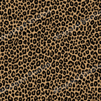 Classic leopard print pattern design in black and tan.