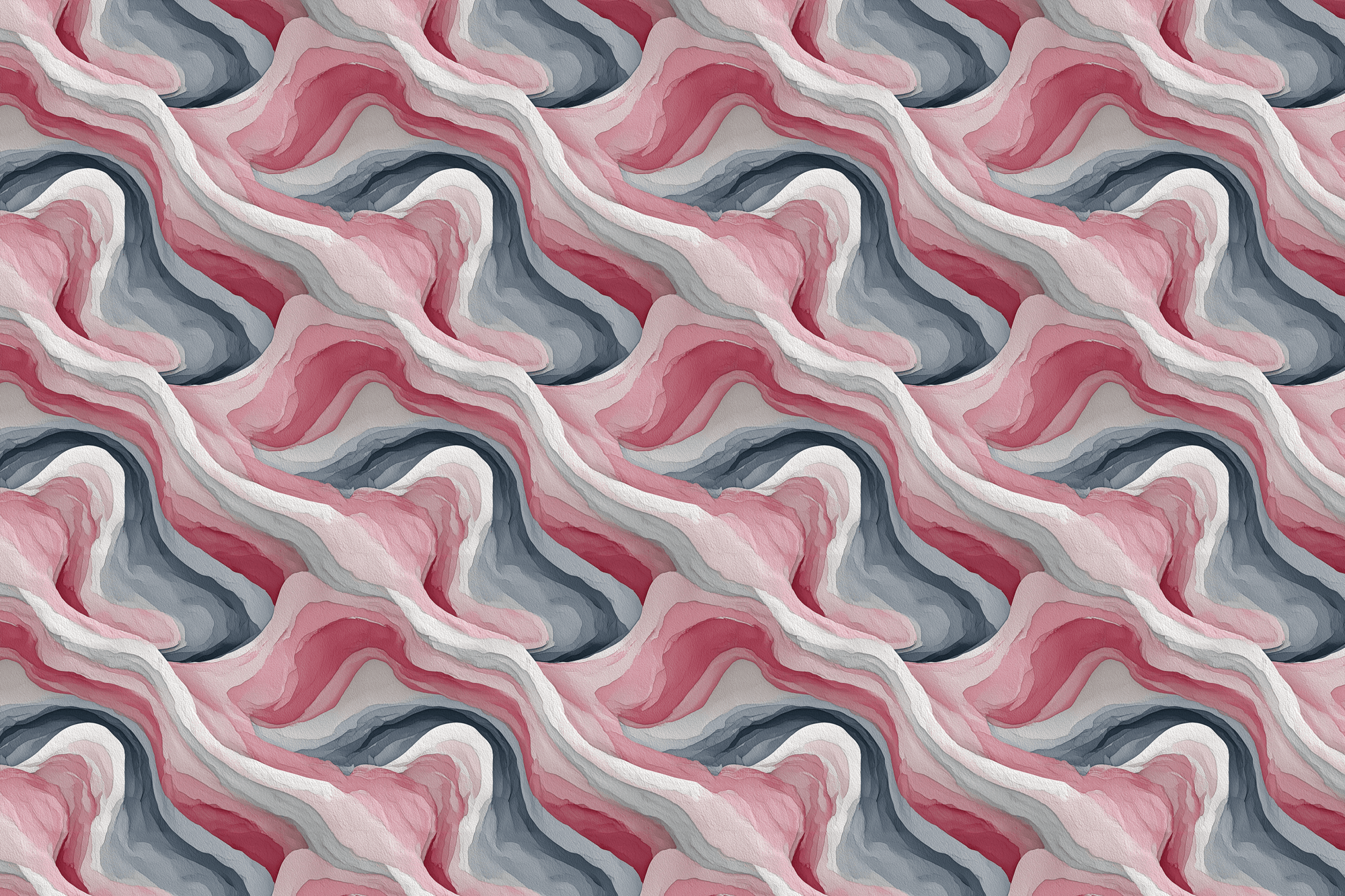 Serene Swirls: Abstract Watercolor Wrapping Paper