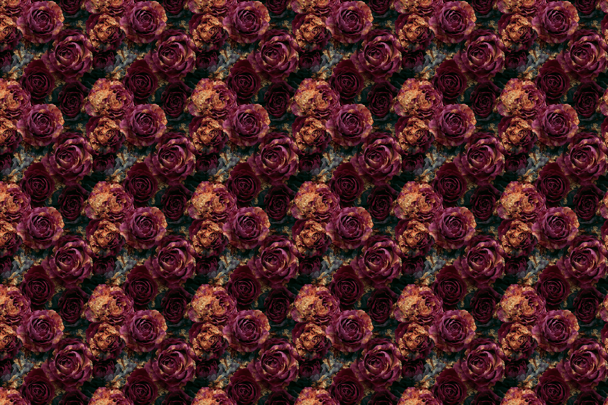 Ravishing Roses: Gothic Rose Wrapping Paper