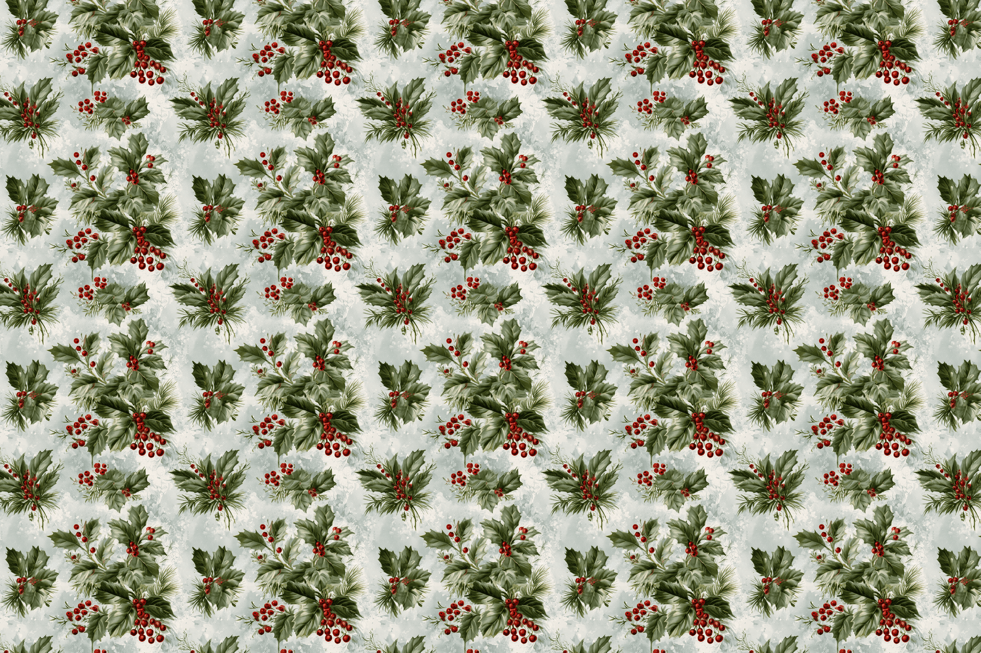 Poison Berries: Vintage Holly Gift Wrap