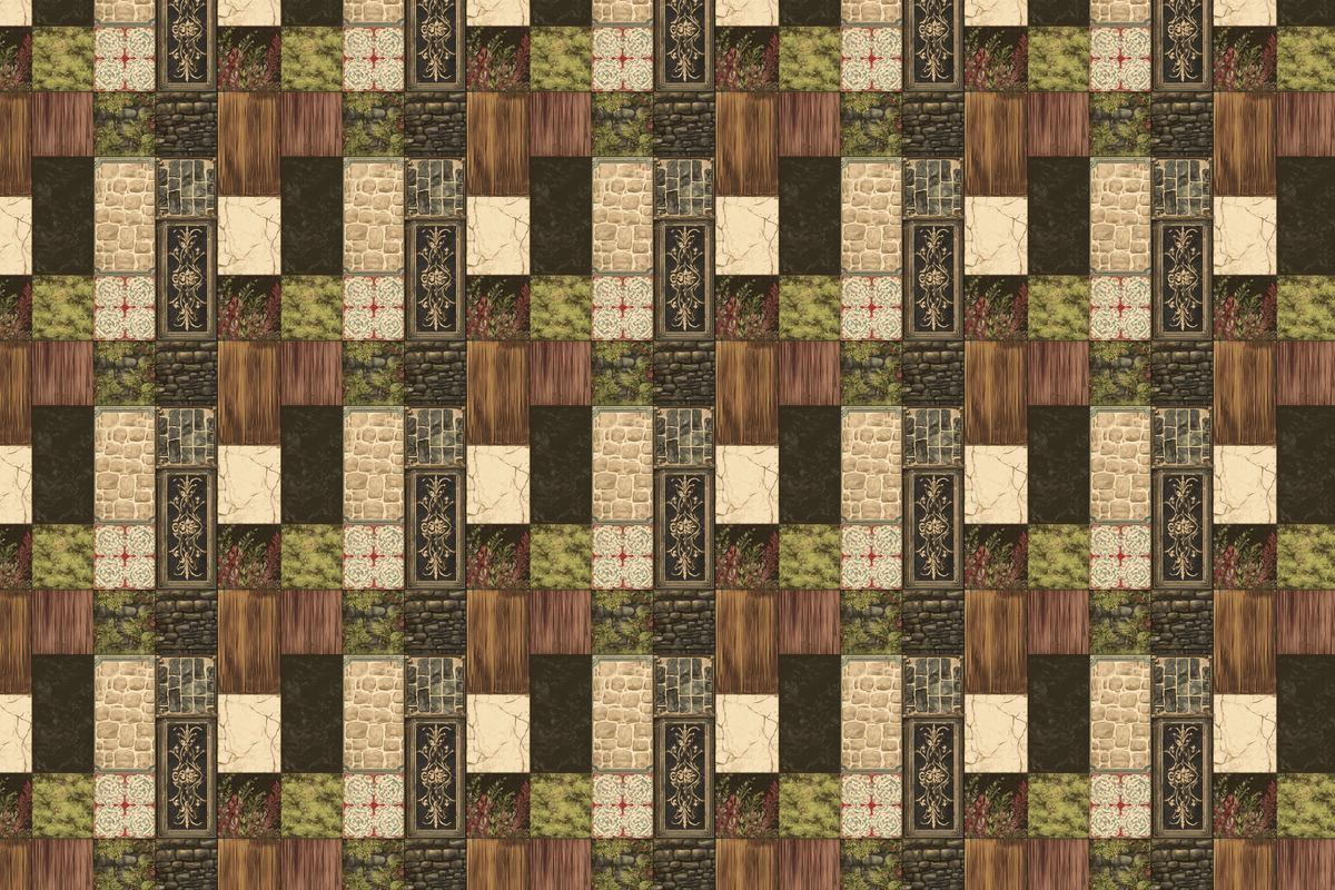 Castle Floors: Dark Dungeon Wrapping Paper