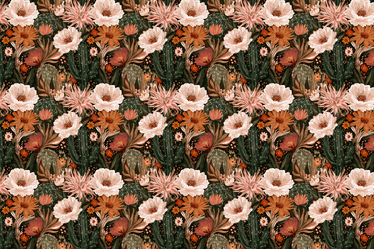 Cowboy Oasis: Desert Botanical Gift Wrap