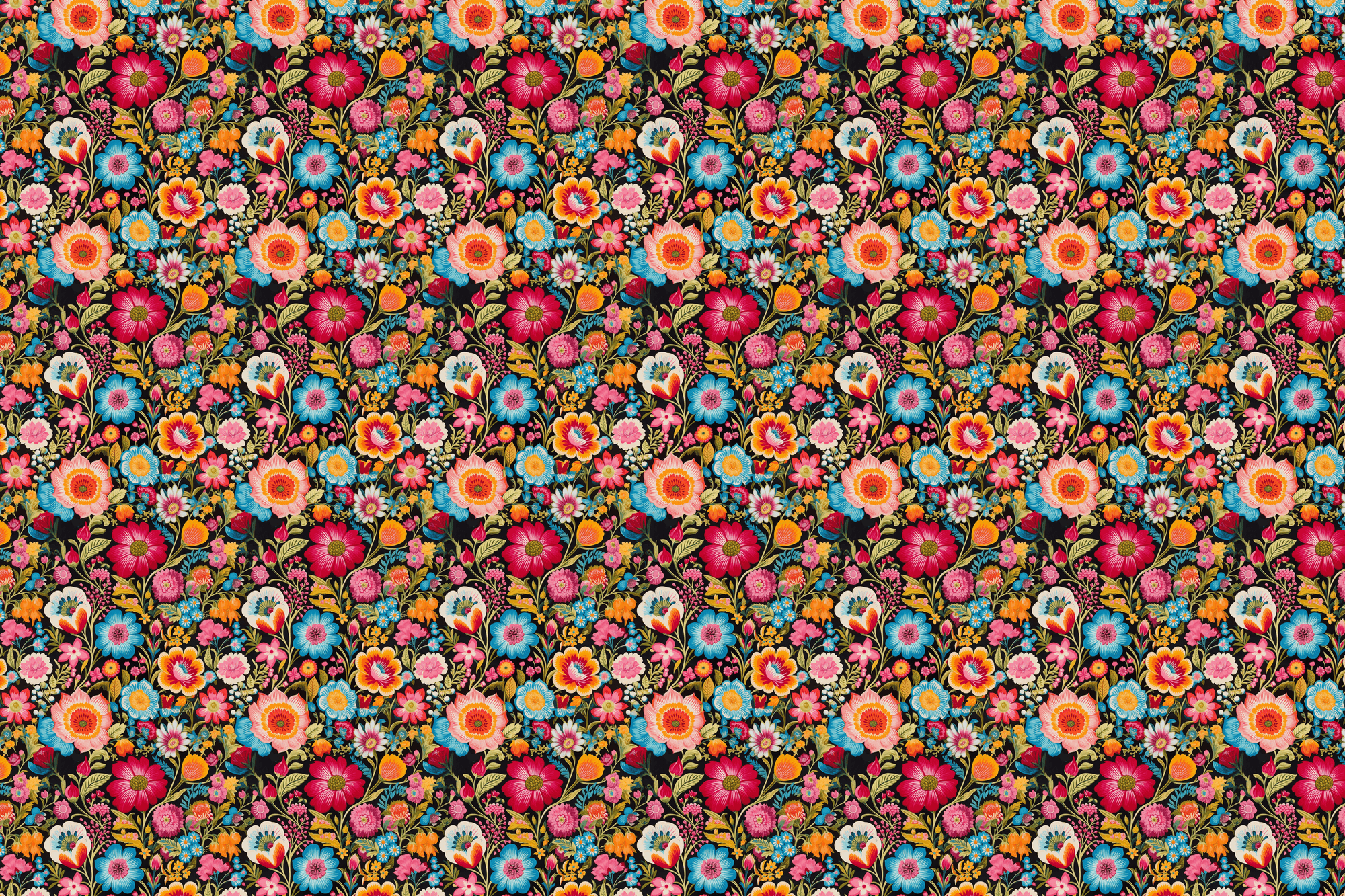 Technicolor Séance: Moody Floral Gift Wrap