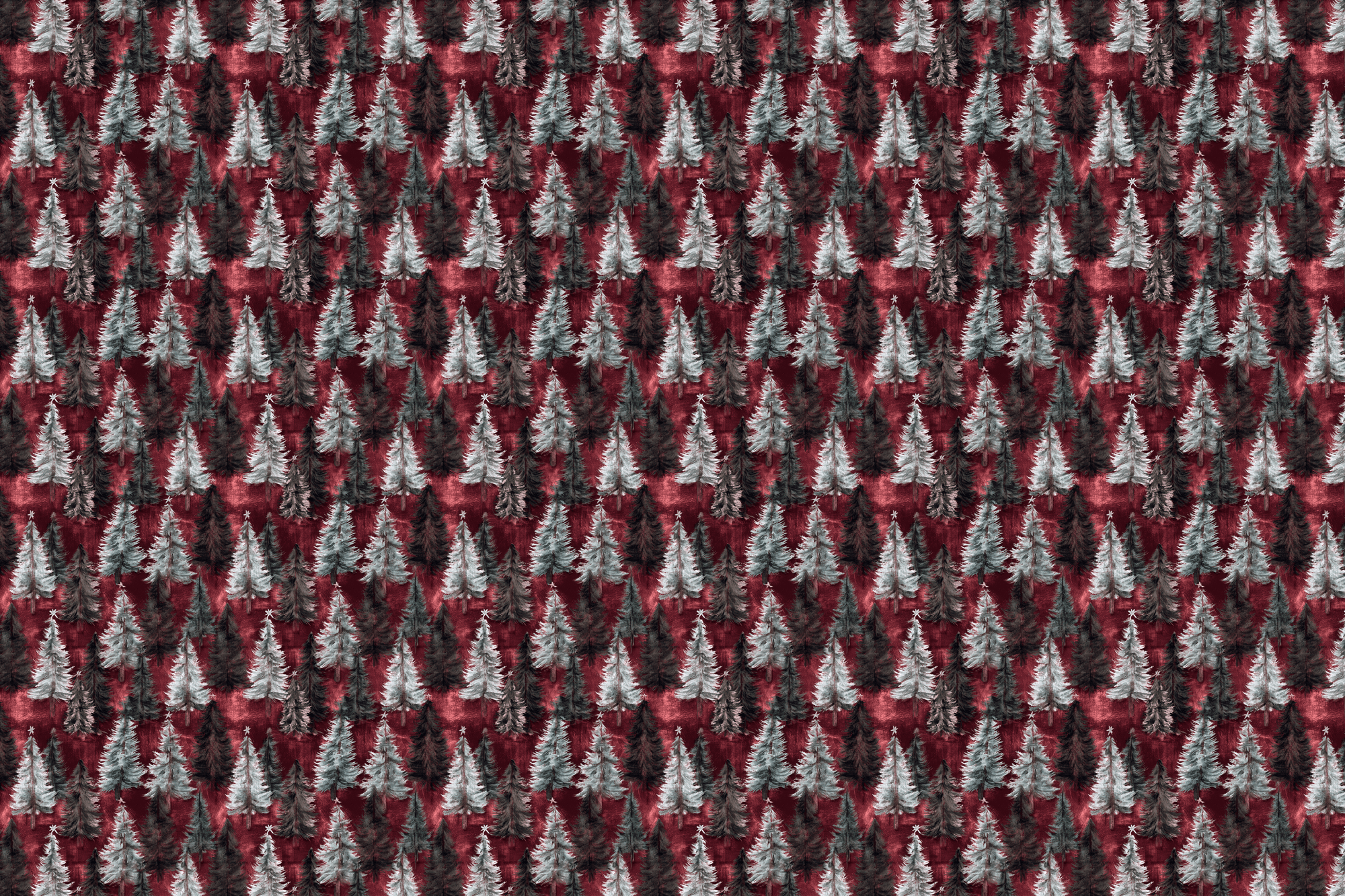 Wintry Woodlands: Rustic Forest Wrapping Paper