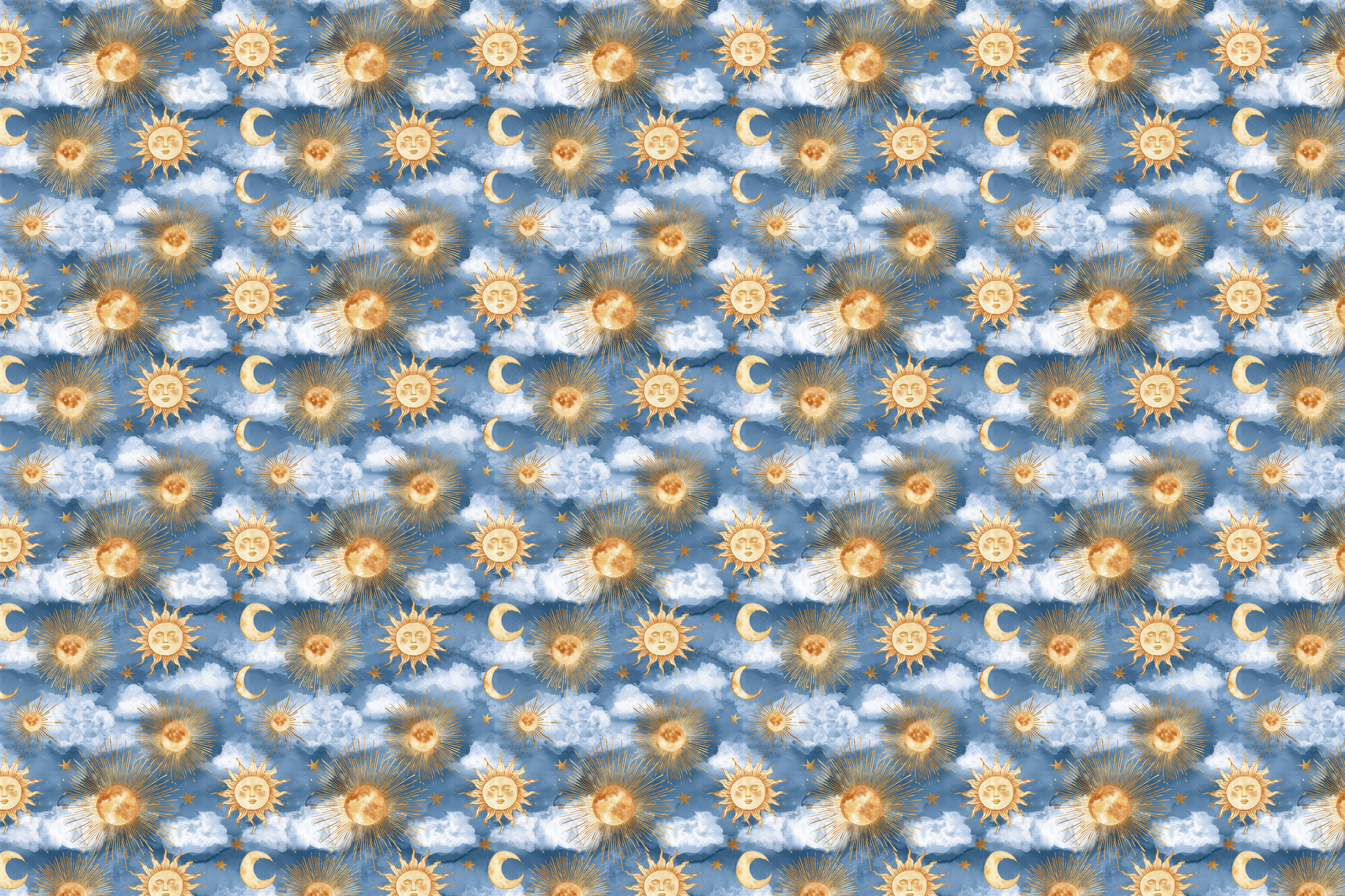 Celestial Cosmos: Celestial Wrapping Paper