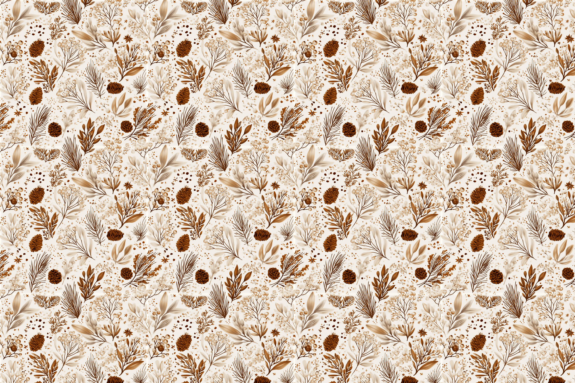 Winter Woodlands: Rustic Christmas Wrapping Paper