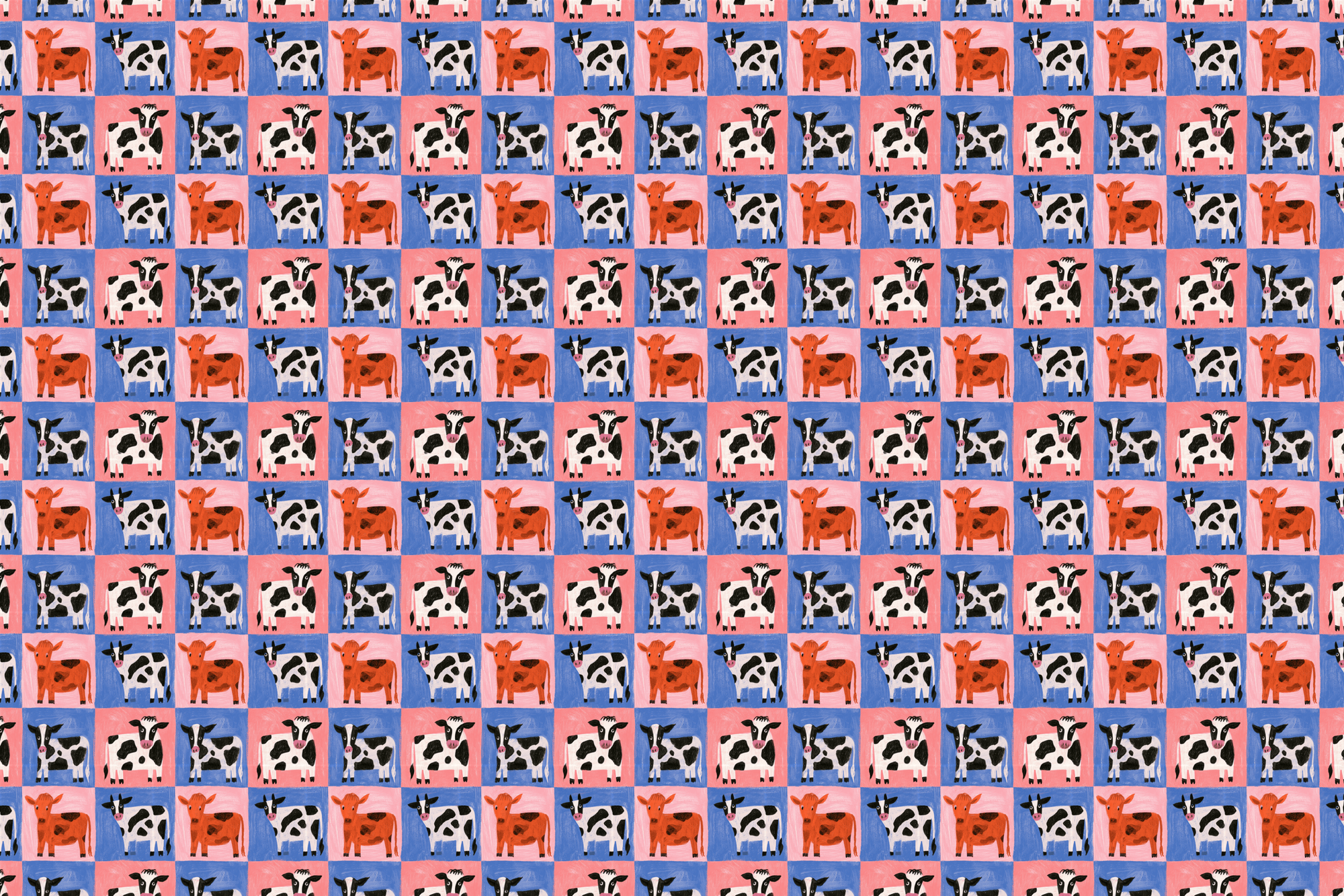 Cheerful Cows: Farm Animal Wrapping Paper
