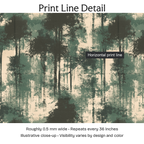 518649 — Print Line Detail. Illustrative close-up; visibility varies by design and color.