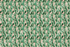 Watercolor cactus pattern with green prickly pear cacti on a soft blush pink background.