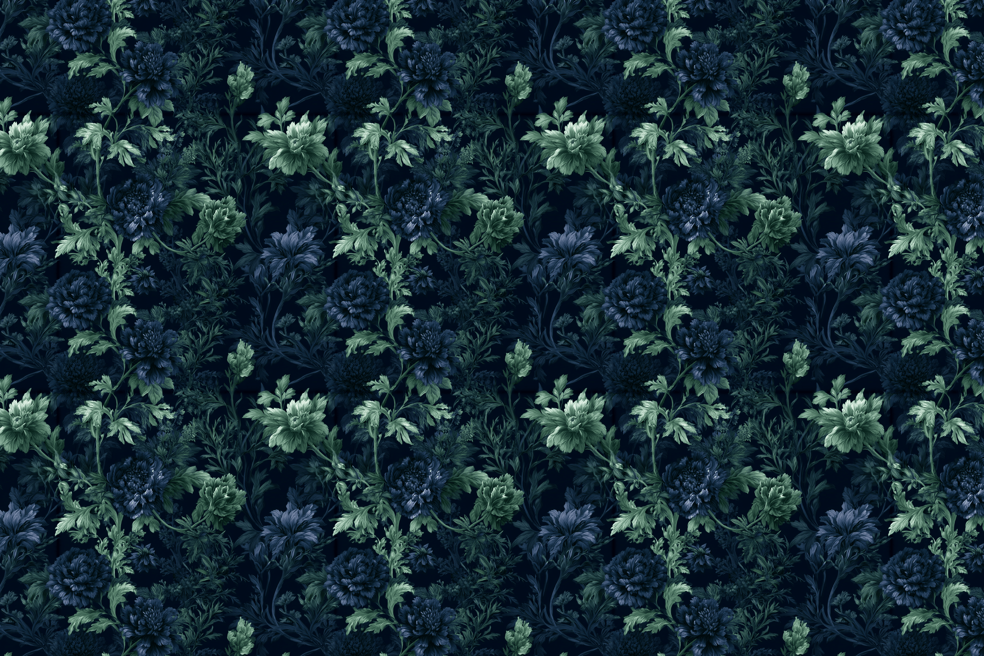 Dark Decadence: Gothic Floral Wrapping Paper