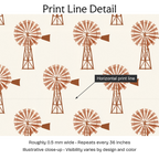 538650 — Print Line Detail. Illustrative close-up; visibility varies by design and color.