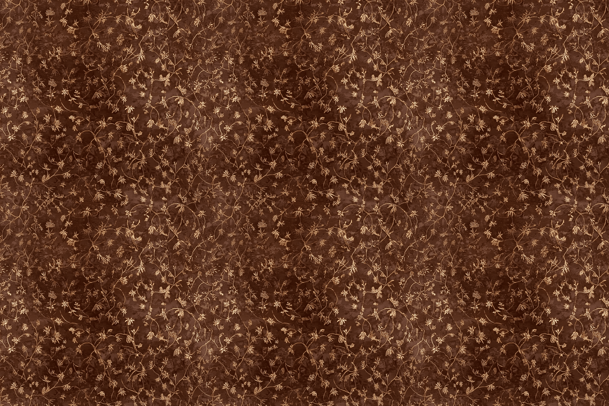 Golden Grove: Floral Wrapping Paper