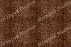 Dark brown botanical pattern with delicate gold leaf and floral accents.