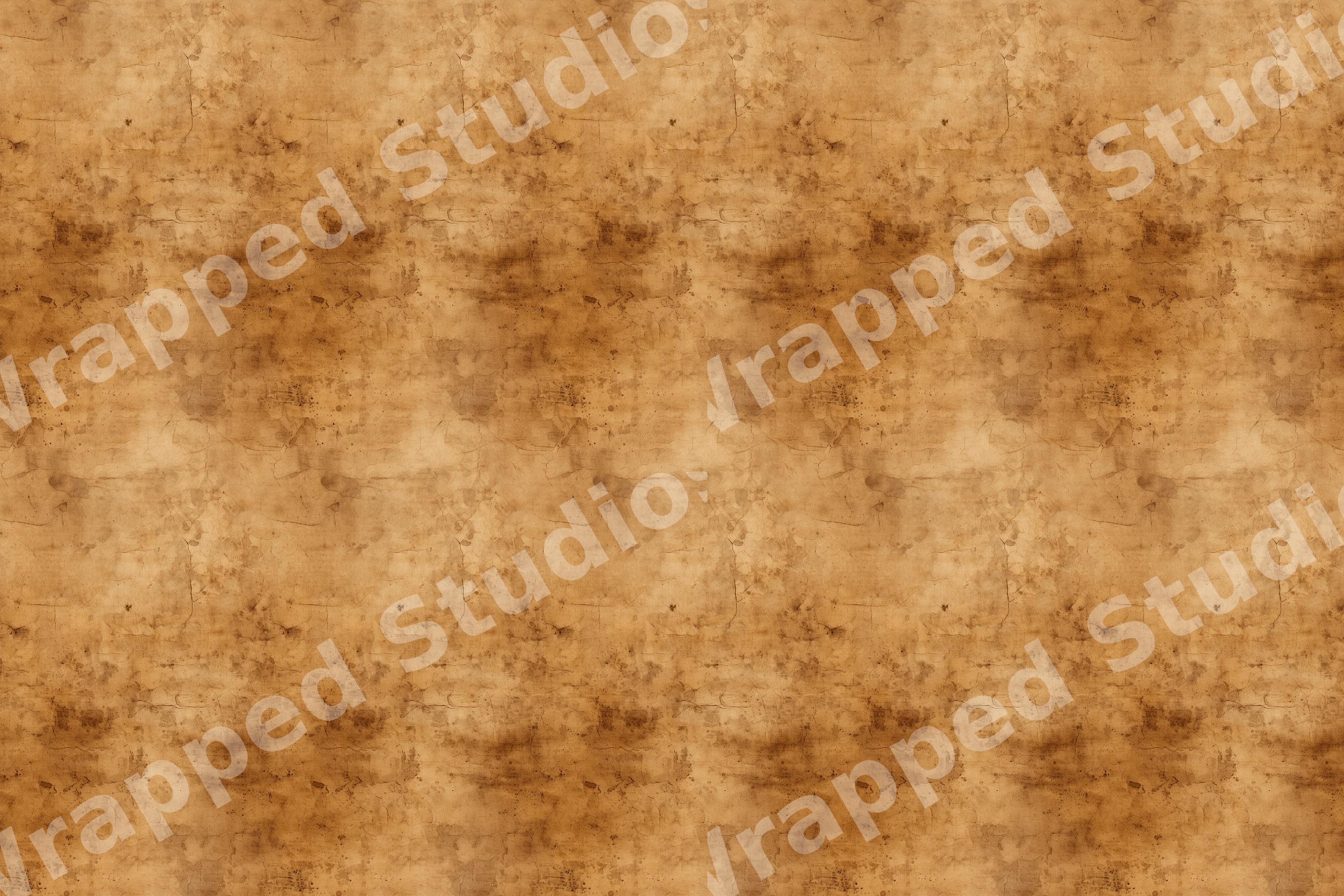 Vintage antique parchment pattern with distressed brown spots and aged rustic paper texture.