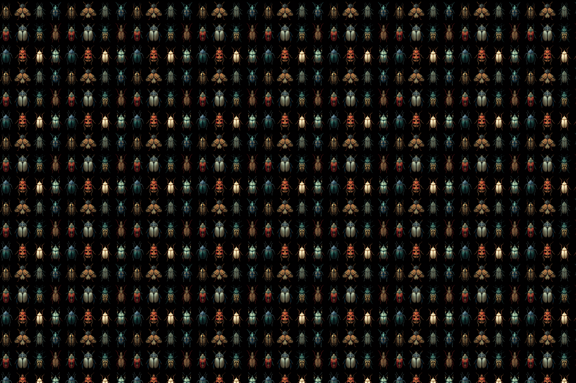 Brilliant Beetle Bonanza: Bug Wrapping Paper