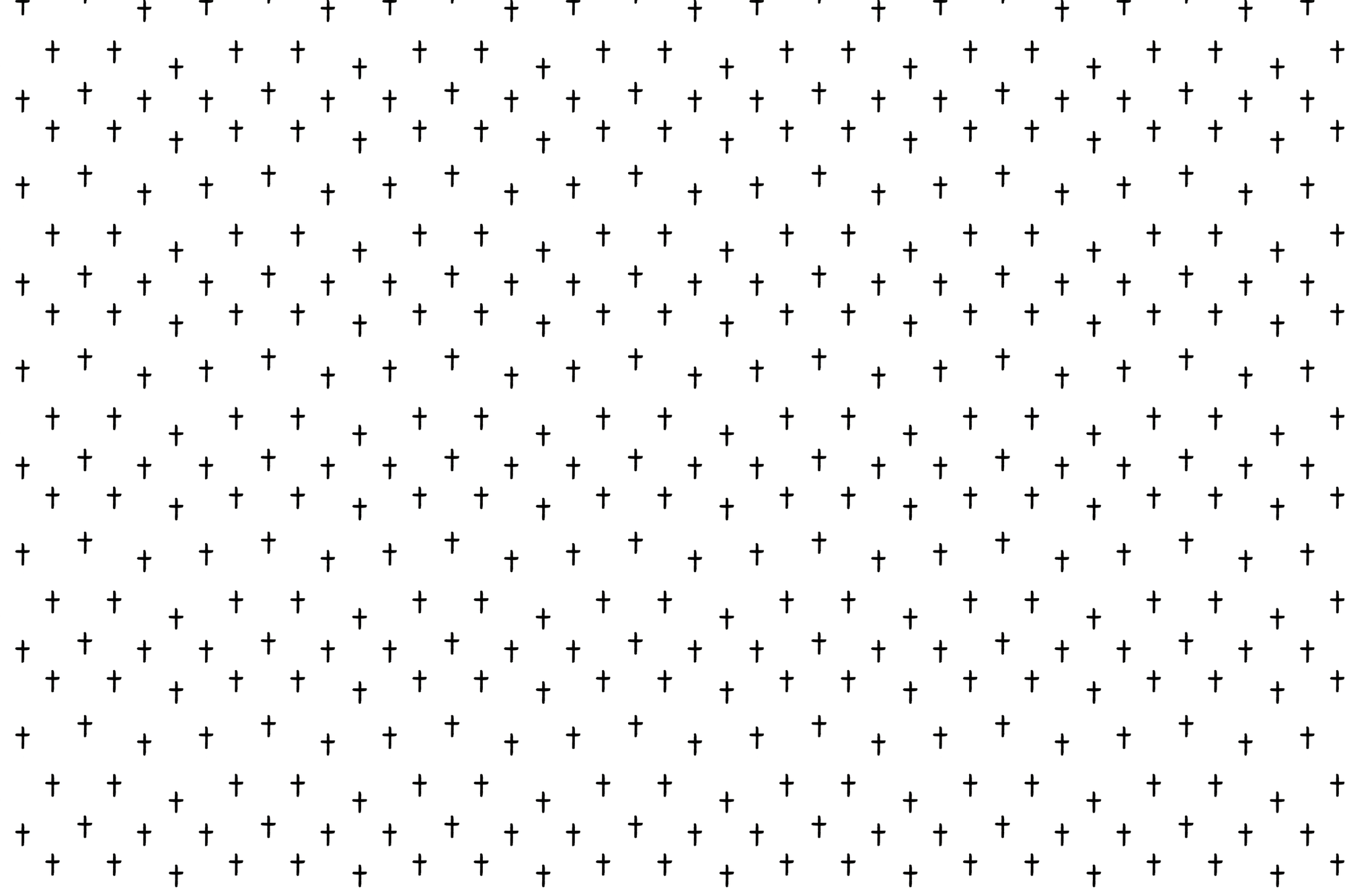 Sacred Symbols: Minimalist Cross Wrapping Paper