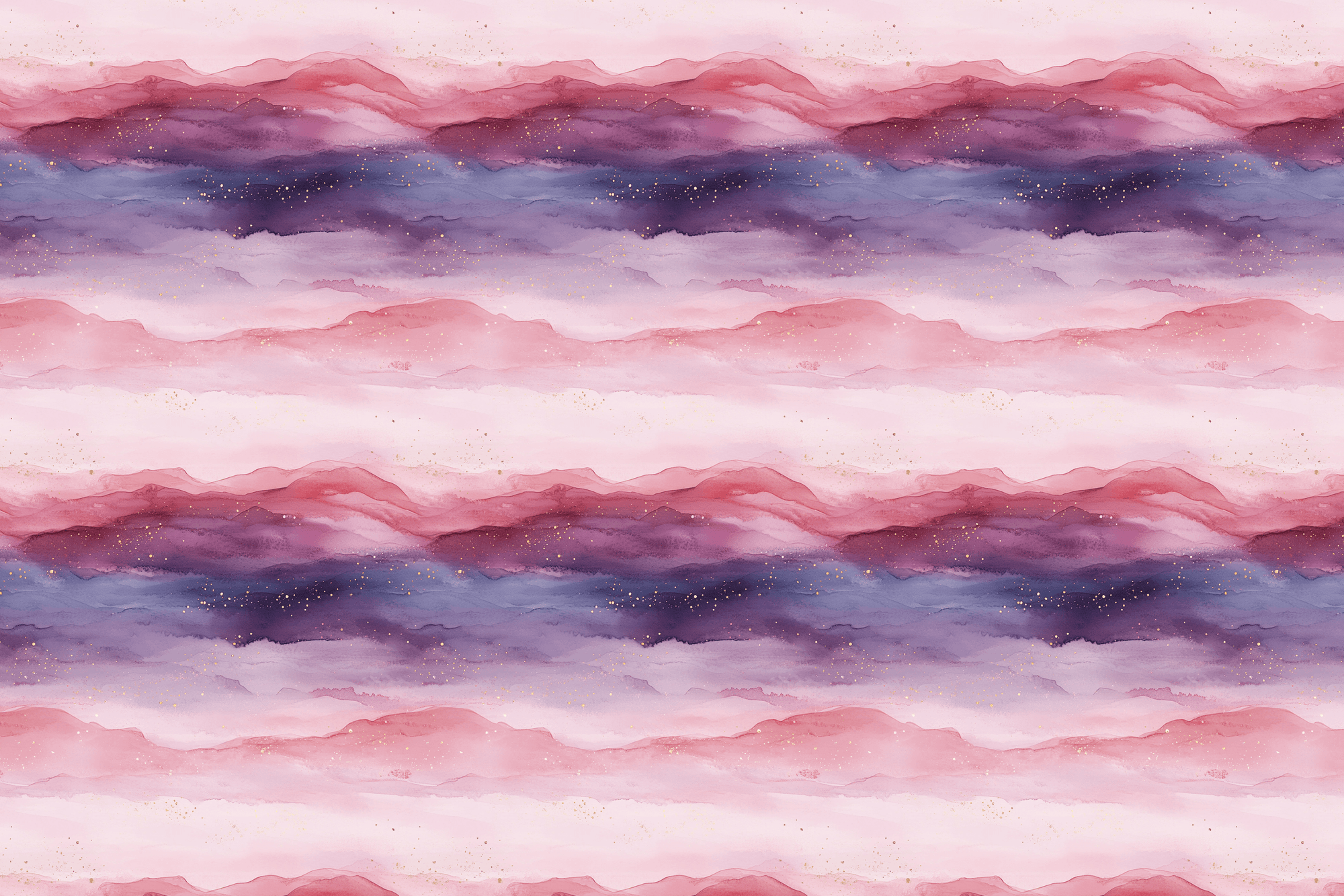 Wavy pattern of pink, purple, and blue colors. Wrapped Studios wrapping paper