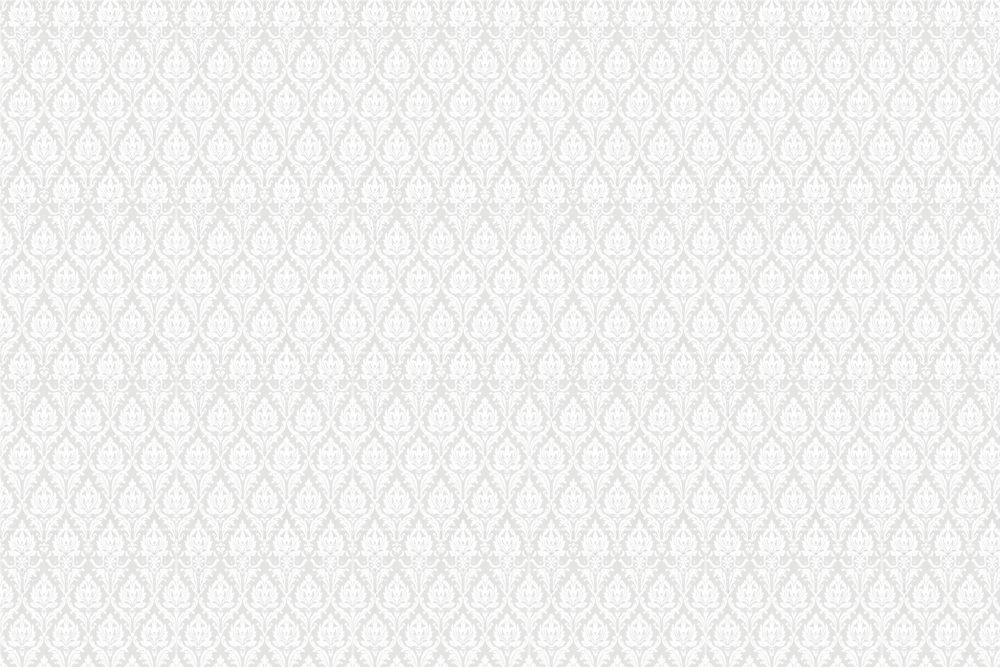 Polite Winter: Vintage Damask Wrapping Paper