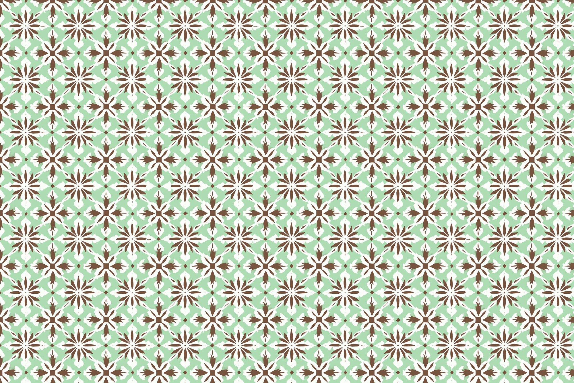 Muted Mania: Chocolate Mint Wrapping Paper